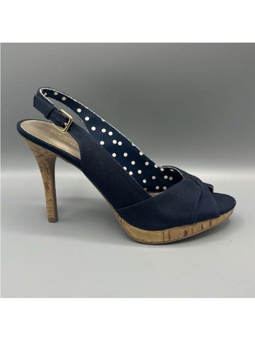 Christian Siriano for Payless Cork Platform Open Toe Heels Women's Sandals